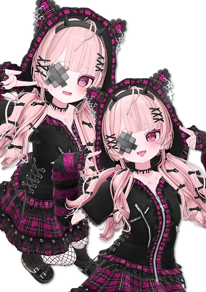 ⛓😽 【MAYO追加対応】CatEarPunk / 18アバター対応 😽⛓