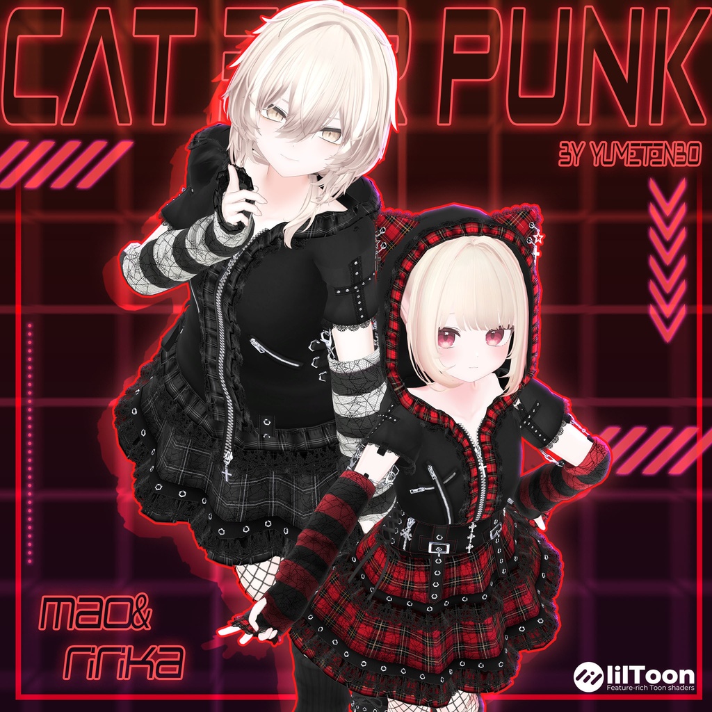 ✨Xプレゼント企画中✨CatEarPunk / 18アバター対応