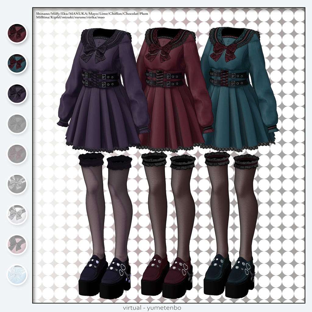 【🎁企画中】♰🕸️CrossSailor / 16アバター対応🕸️♰