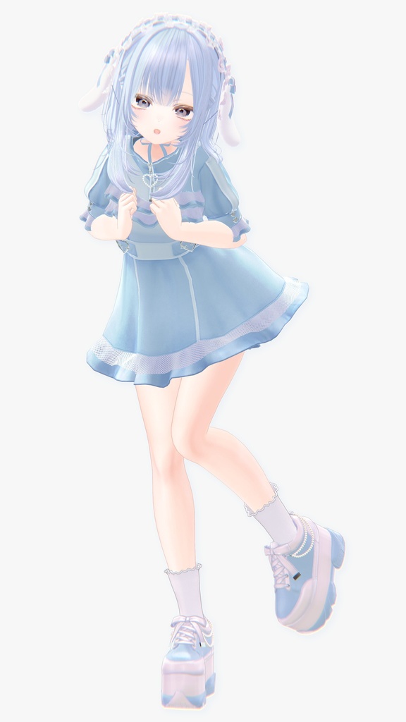 🤍🩵フリルジャージ🩵🤍15アバター対応