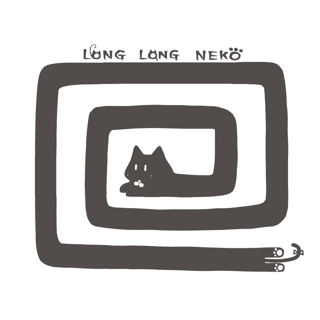 ろんぐろんぐねこちゃんトートバッグ