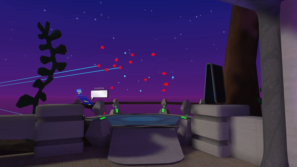 【VRChat想定】【3Dモデル】正二十面体格納型レーザービット