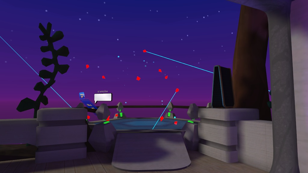【VRChat想定】【3Dモデル】正二十面体格納型レーザービット