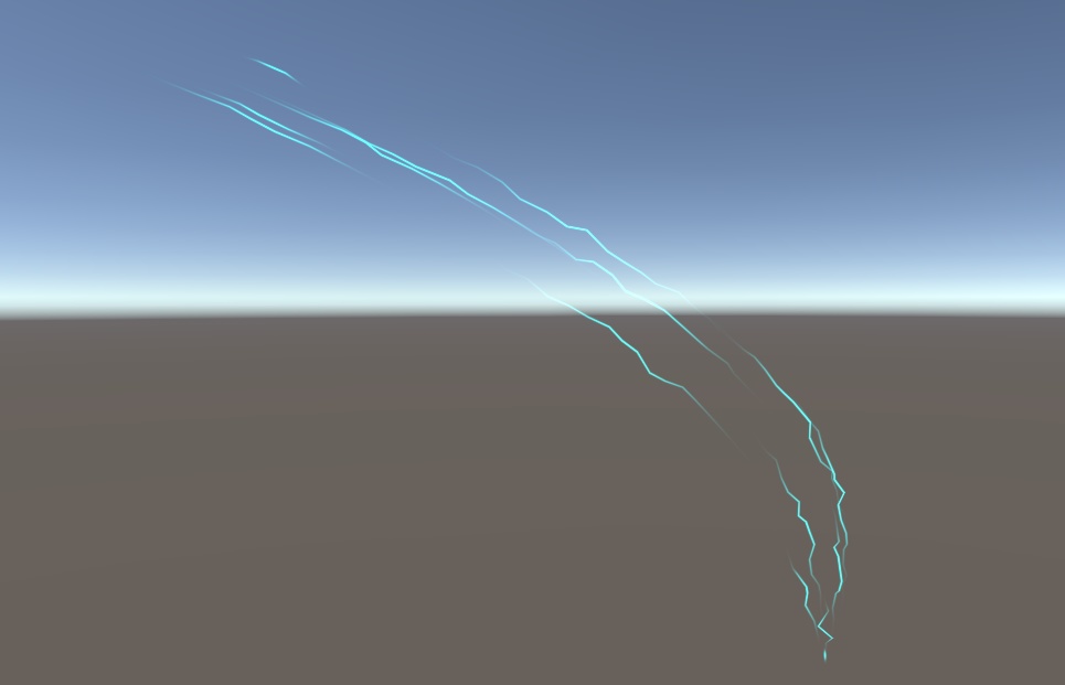 【無料】【VRChat想定】雷ParticleTrail