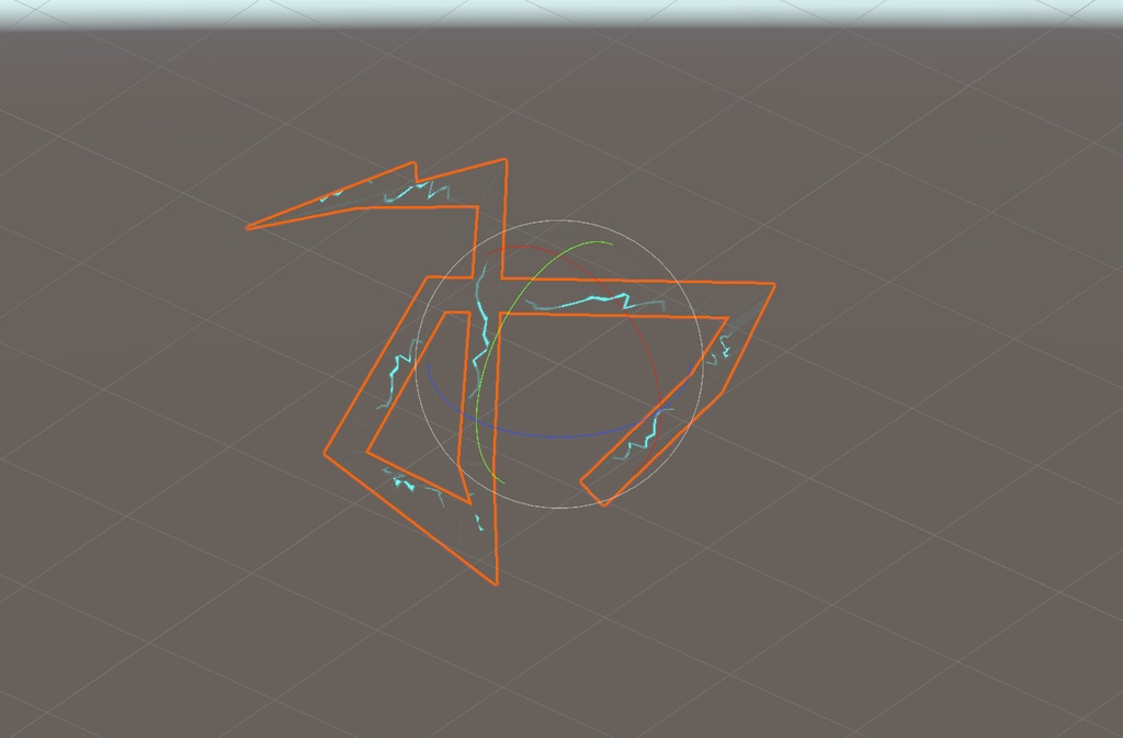 【無料】【VRChat想定】雷ParticleTrail