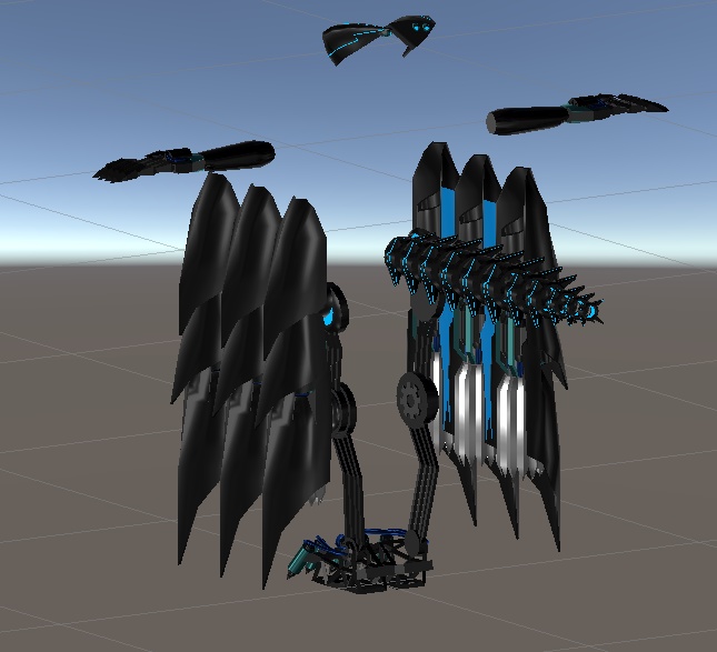 【VRC想定】【ますきゃっと向け】竜型飛行外装「M-Draconic」