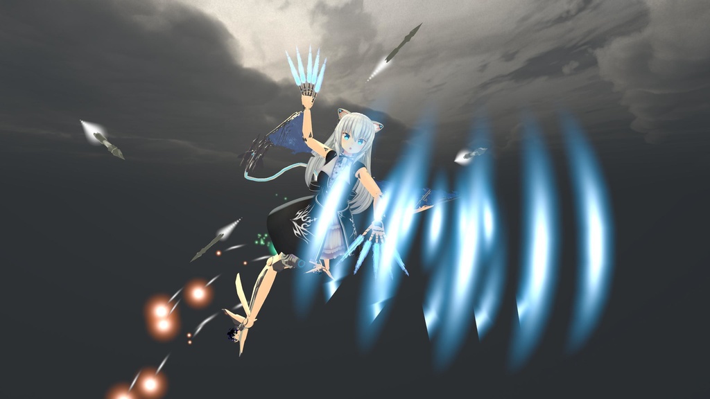 【VRC想定】【ますきゃっと向け】飛龍型可変飛翔義肢「CA-Wyvern」