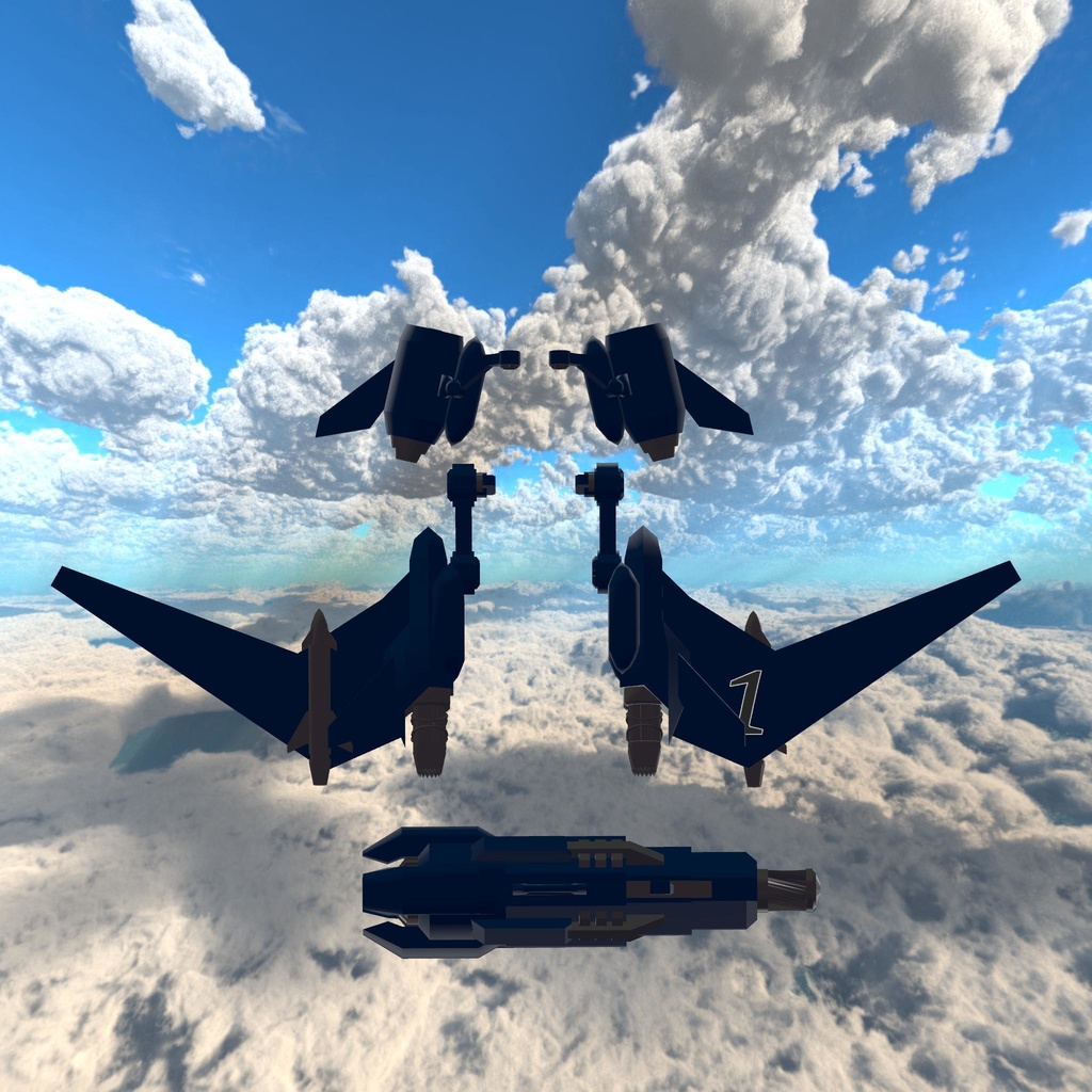 【VRC想定】【ますきゃっと向け】試製航空装備「BirdStriker」