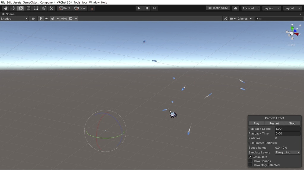 【VRChat想定】【3Dモデル】ソードビットParticle