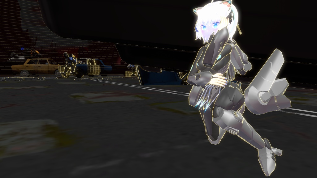 【VRC想定】【ますきゃっと向け】多腕/多武装宇宙服「Celeritas-α: Tracer」