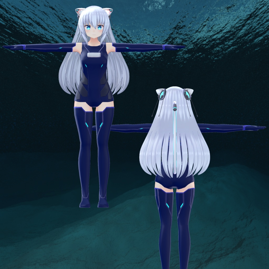 【VRC想定】【ますきゃっと向け】水空両用可変装備「Skyfish」