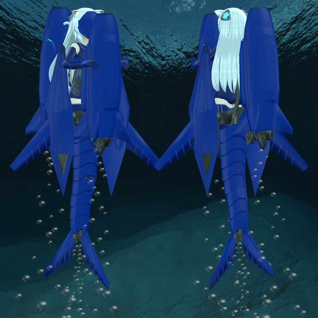 【VRC想定】【ますきゃっと向け】水空両用可変装備「Skyfish」