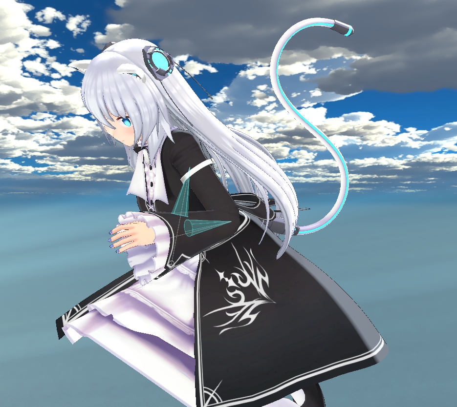 【無料】【VRC想定】【ますきゃっと向け】バトルドレス袖PBギミック