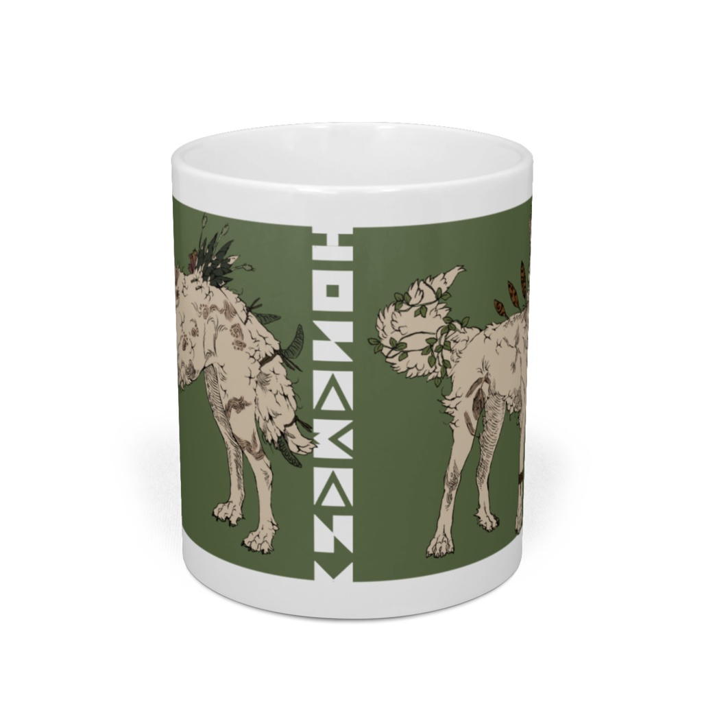 民族風いぬ科マグカップ