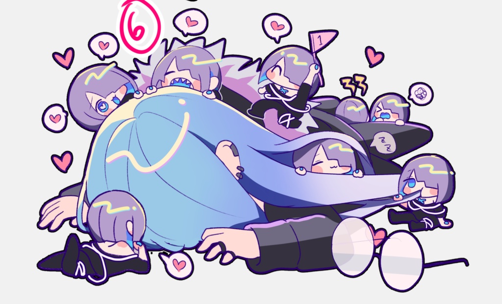 アクキー・ステッカー達