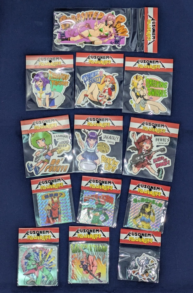 すわケット頒布ステッカー15種詰め合わせ