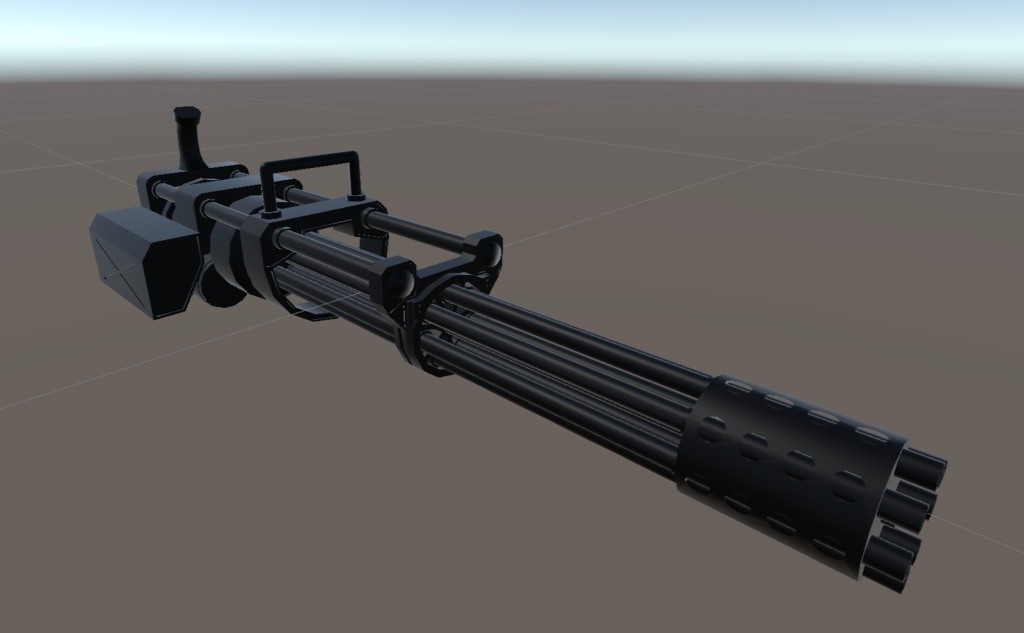 ミニガンBAU-8【VRChat想定】【無料配布】