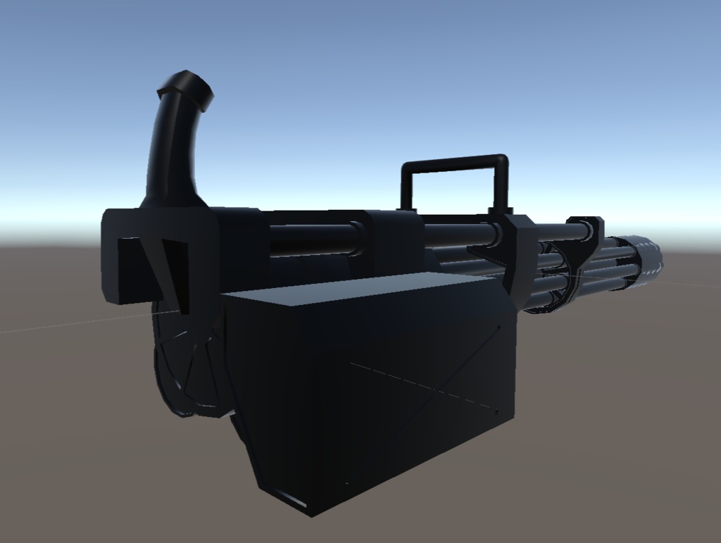 ミニガンBAU-8【VRChat想定】【無料配布】