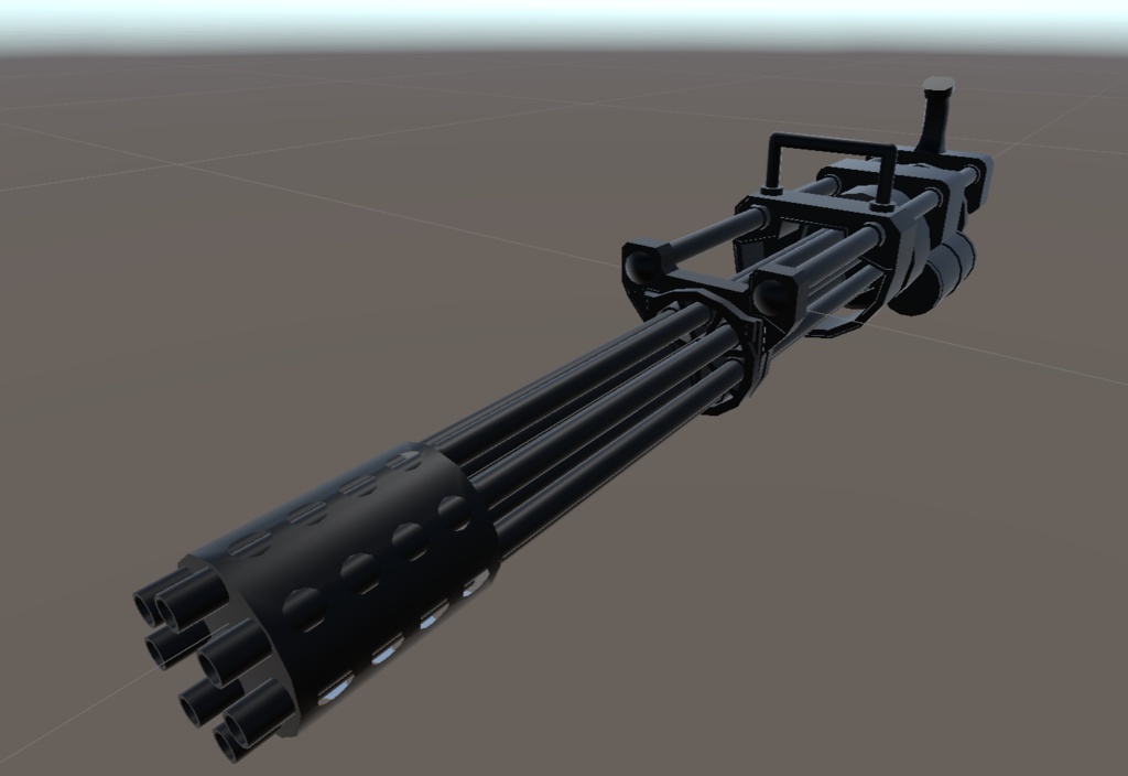 ミニガンBAU-8【VRChat想定】【無料配布】