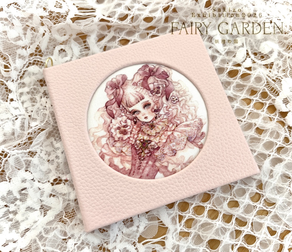 Sakizo&peta-petaコラボ・ヴィオレッタのカルトナージュコンパクトミラーキット