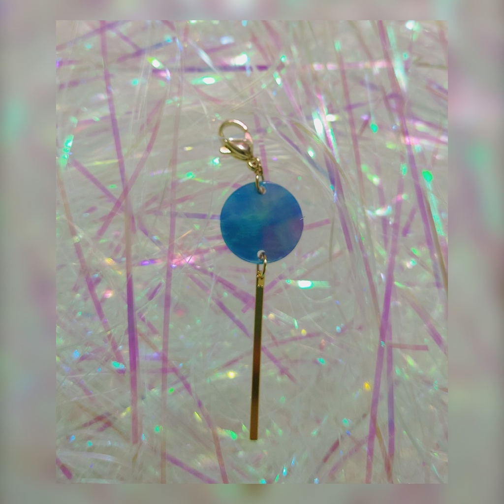 風鈴(青)【チャーム】【マスクチャーム】【ぬいチャーム】