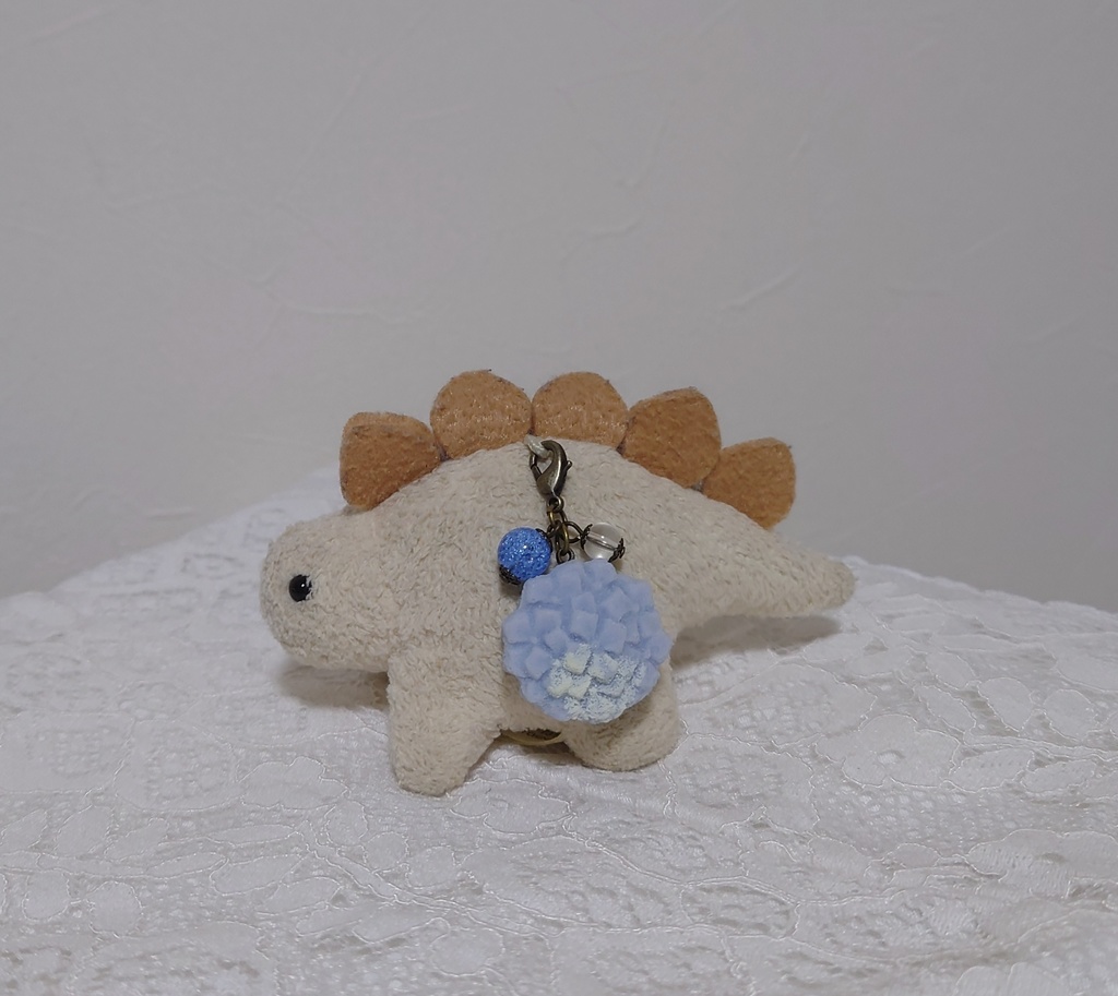 あじさい(うすあお)【マスクチャーム】【ぬいチャーム】