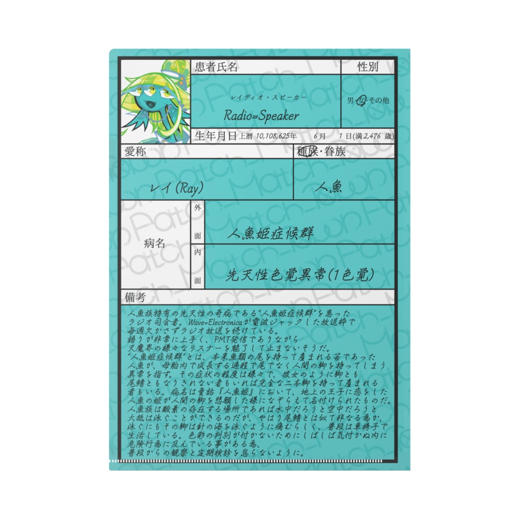 【Patch-Match-Town】推しクリアファイル*Radio=Speaker