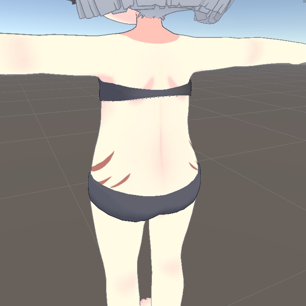 ネヴィアタン人肌テクスチャ(お腹のデザイン変更)