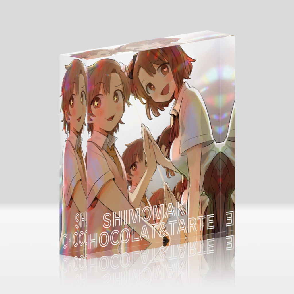 【ミルクVSビター ショコラタルト】アクリルブロック