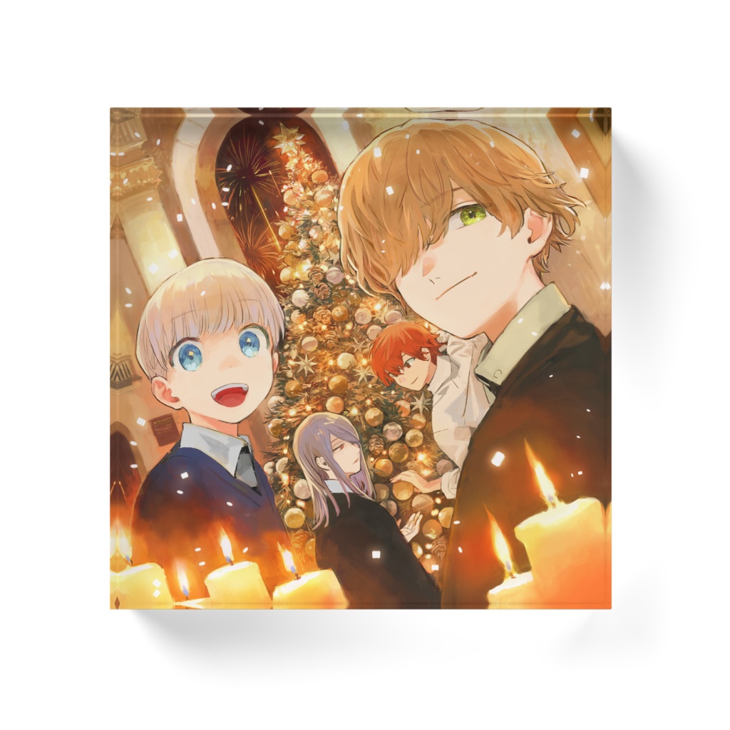 【2022スイココクリスマス】禰多・石炉・柊木・夕輝アクリルブロック