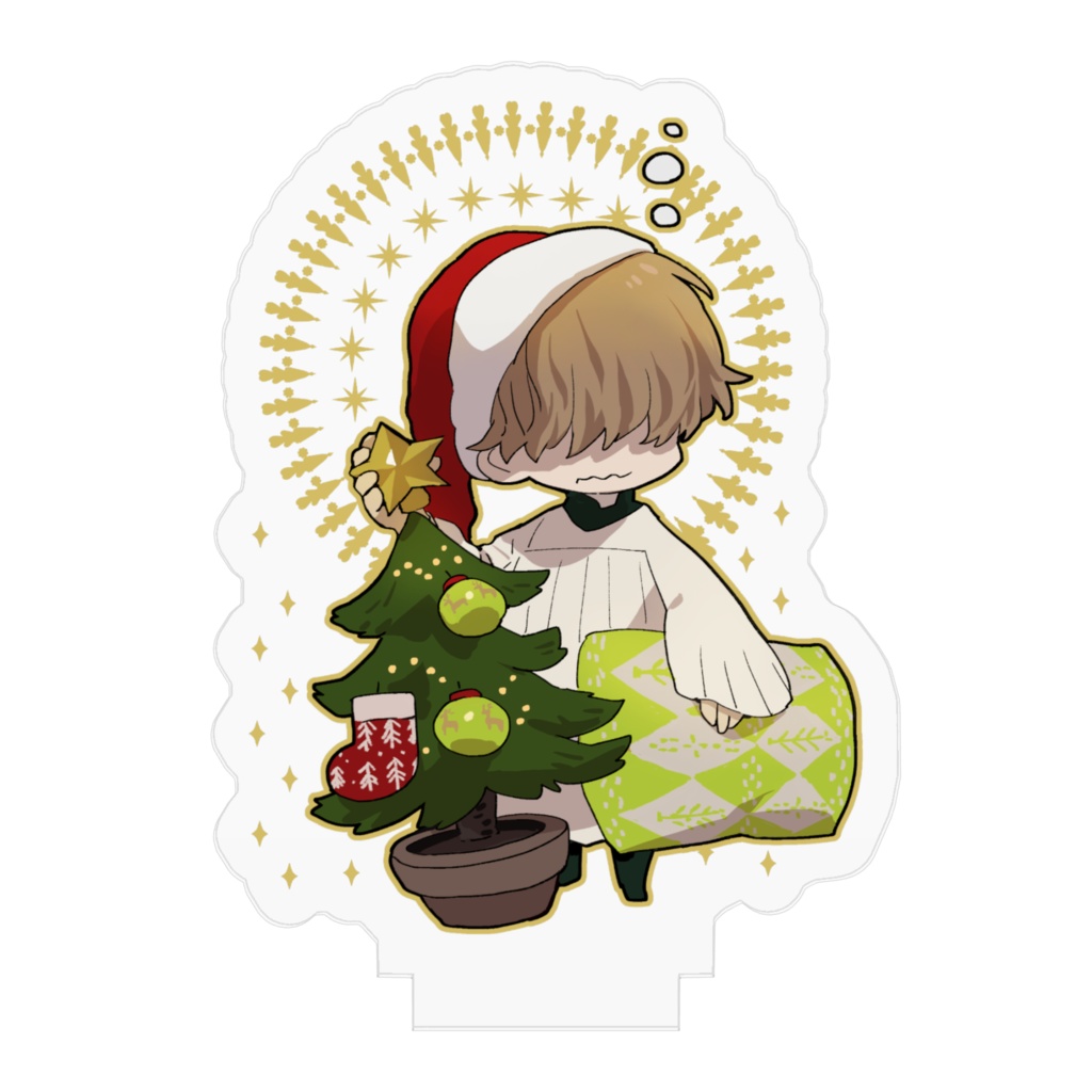 禰多侑伽 クリスマスアクリルフィギュア