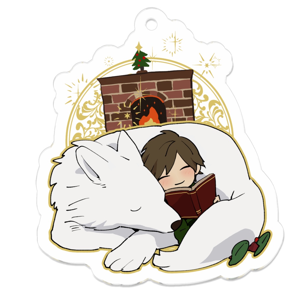けいあい　クリスマスホリデーアクリルキーホルダー
