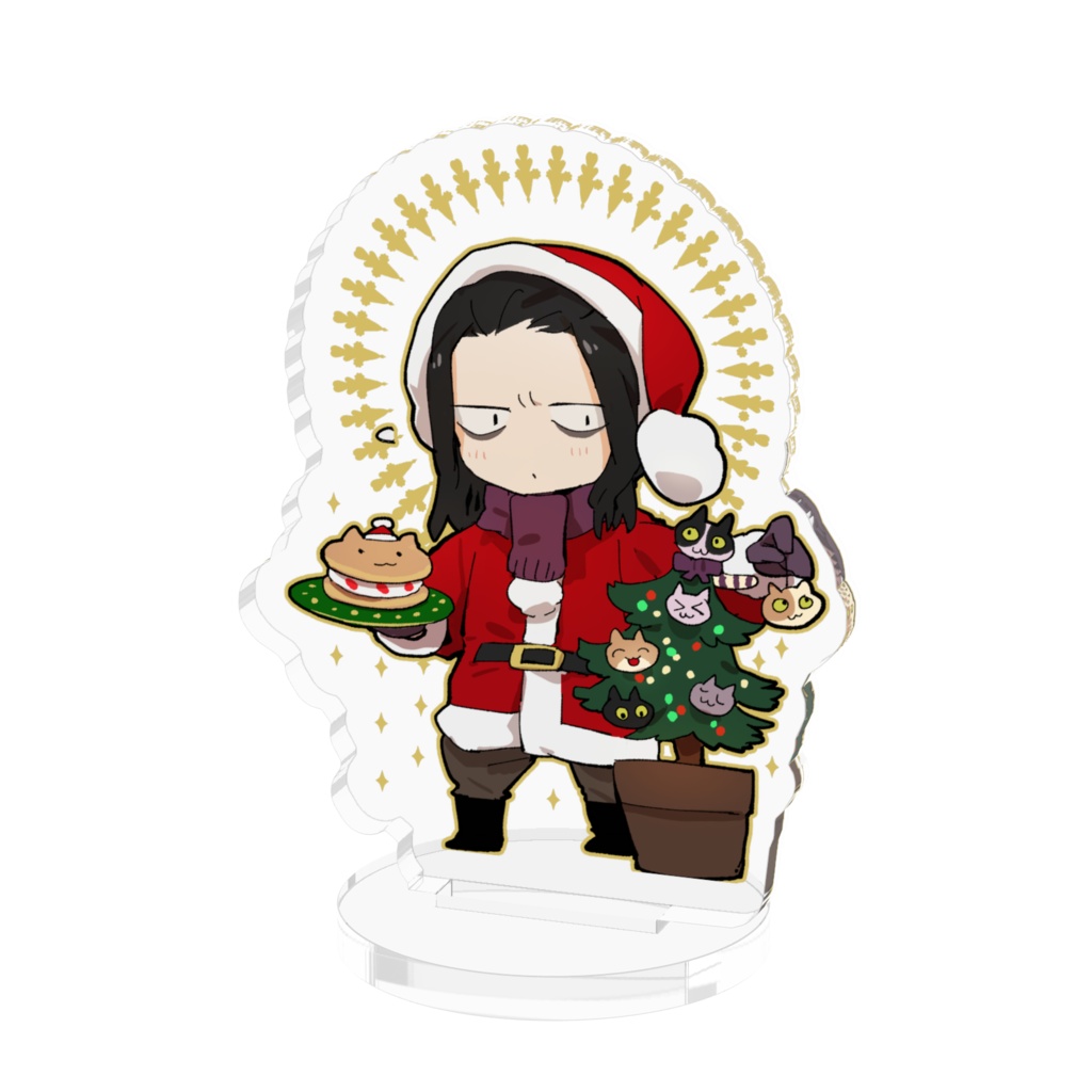 刷屋始&ネコチャン クリスマスアクリルフィギュア