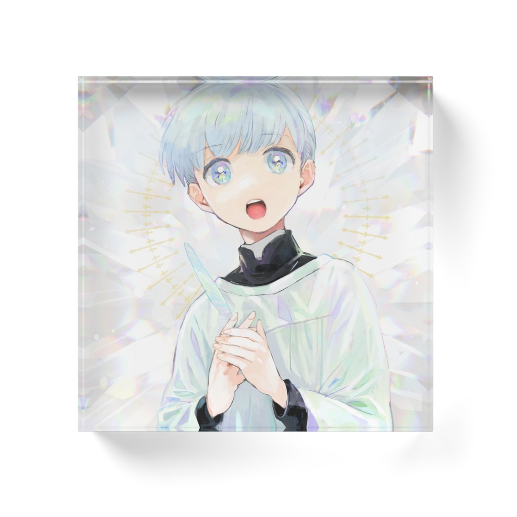 【2022スイココクリスマス】石炉 天使の歌声アクリルブロック