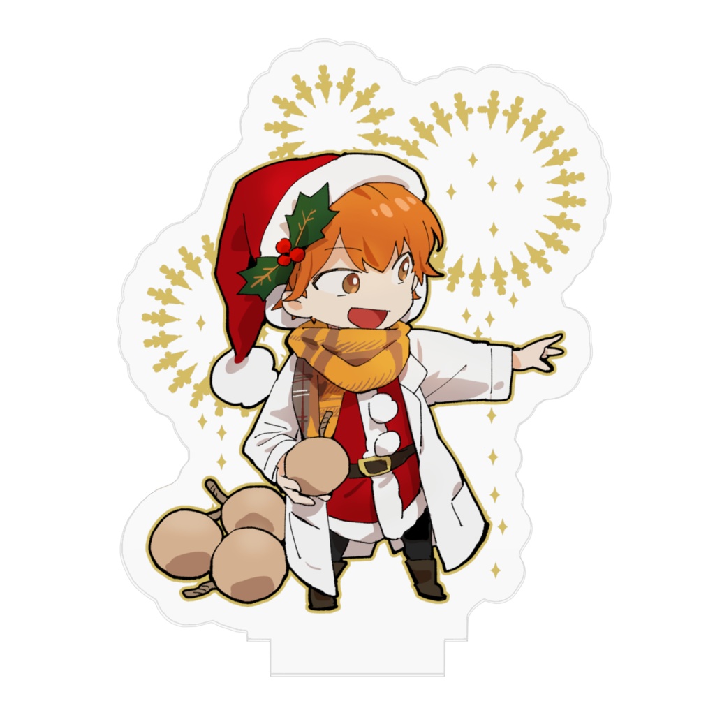 柊木真理 クリスマスアクリルフィギュア