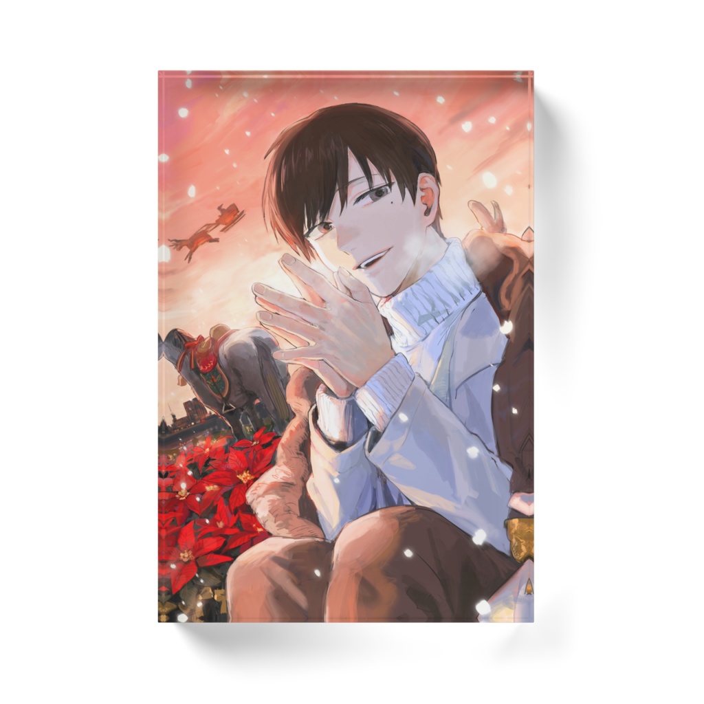 葉桐平太郎 クリスマスアクリルブロック