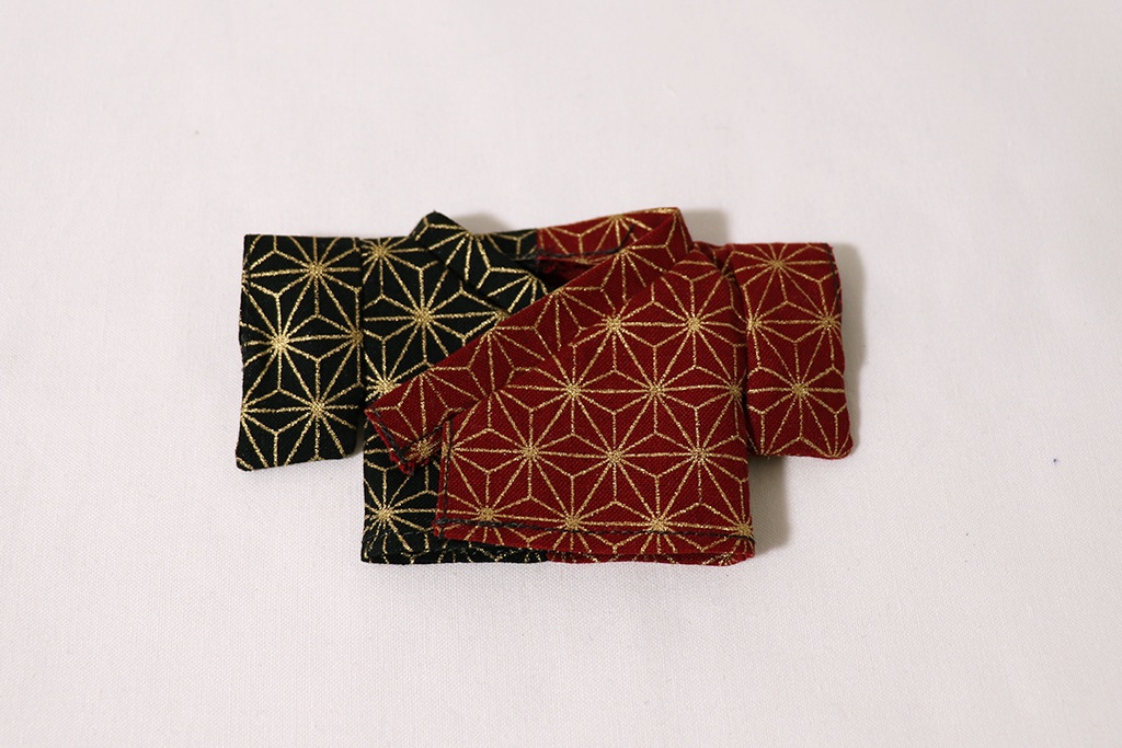 【16cmぬい用】着物・赤×黒