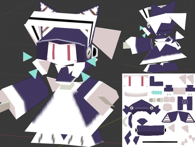 【無料・VRchat】ローポリメネ