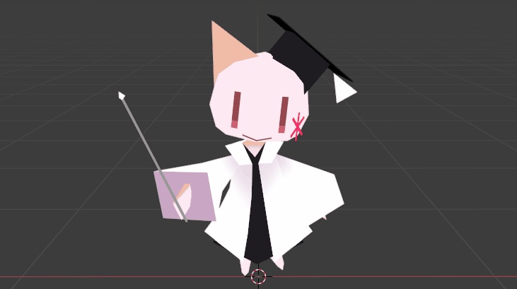 【無料・VRChat】ローポリしぃ助教授