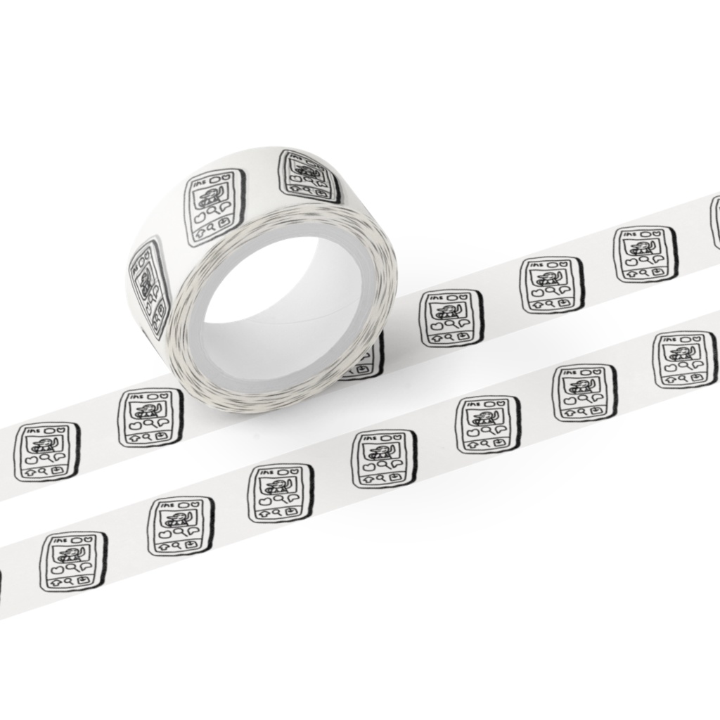 【インスタをするねっと】 オリジナル手書きマスキングテープ