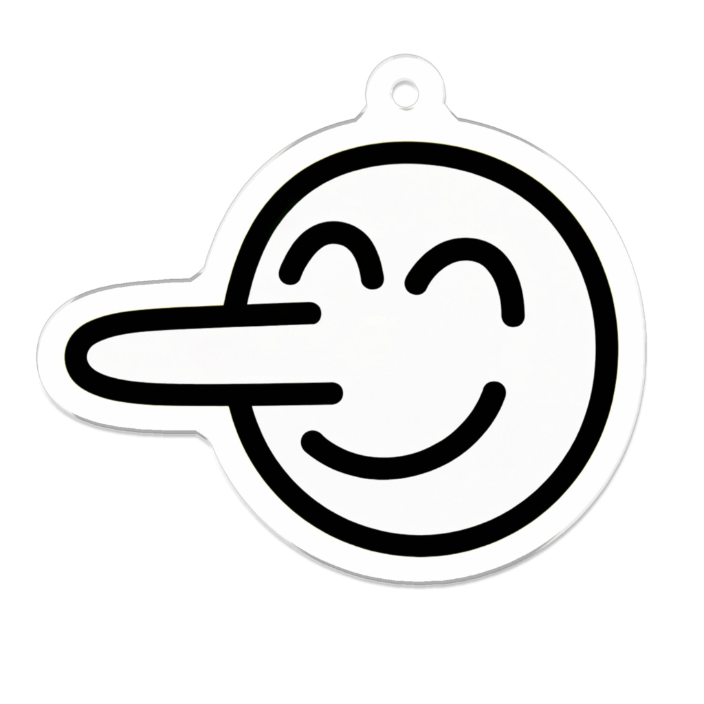 ねっとの顔面キーホルダー