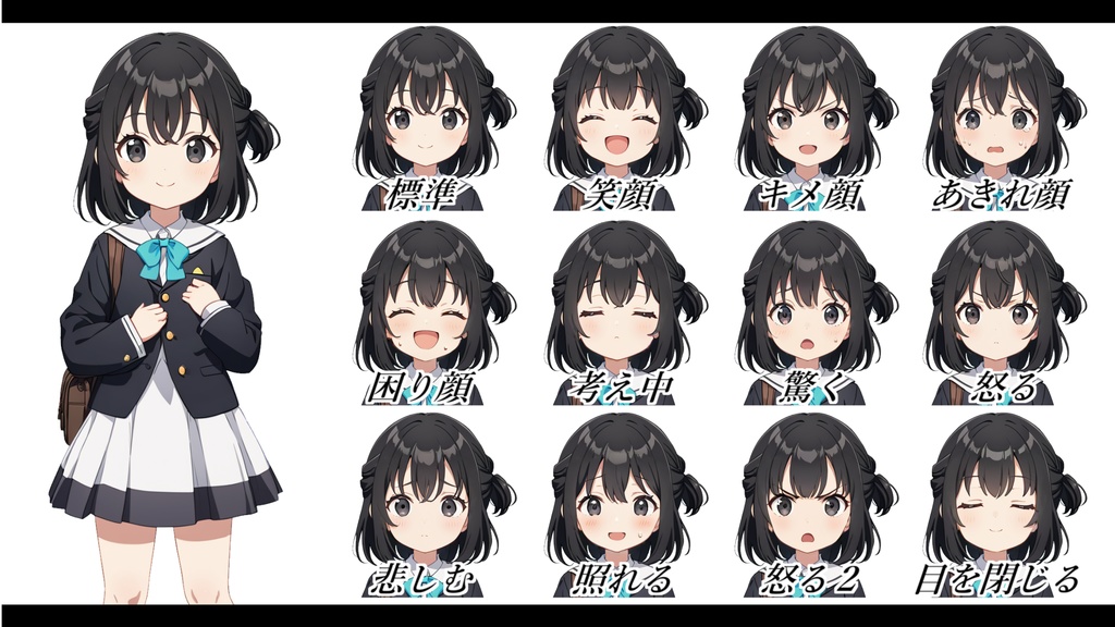 【立ち絵】No.4_可愛い少女_立ち絵素材