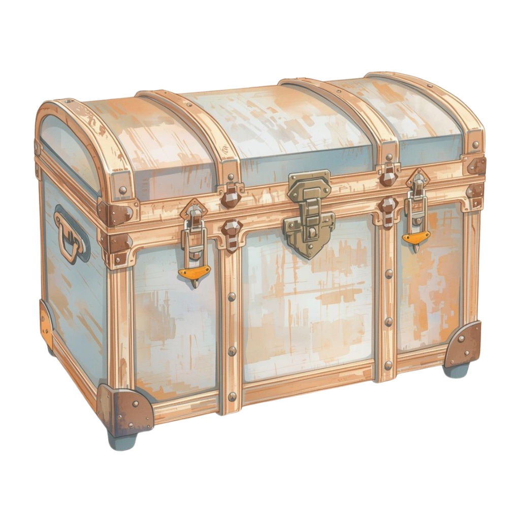 アンティーク家具の水彩画クリップアートセット(全10種) - Watercolor Antique Furniture Clipart Set (10 items) -