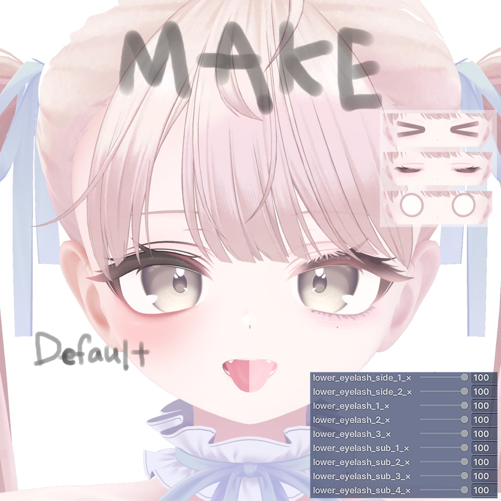 【ミルフィ-Milfy】 EYES&MAKEUP