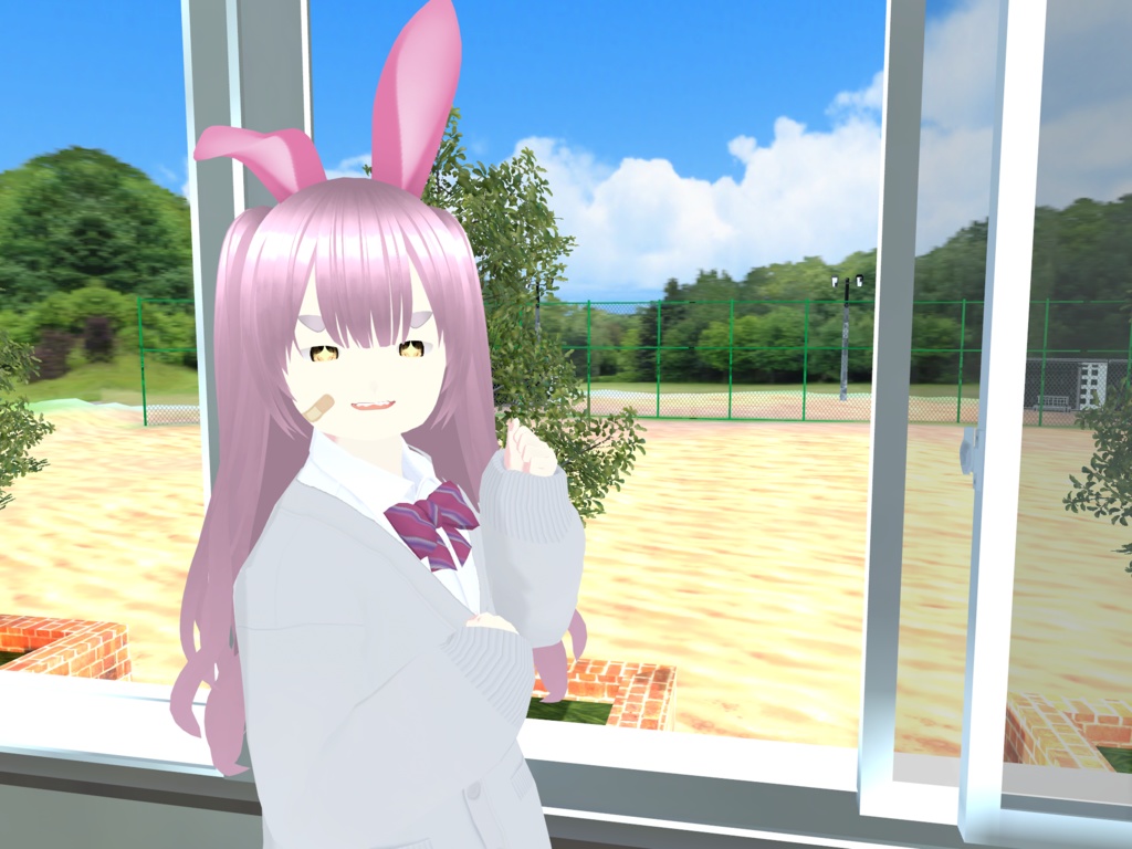 オリジナル3Dモデル-うずき-