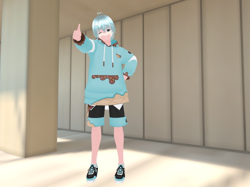 オリジナル3Dモデル-縁輪-