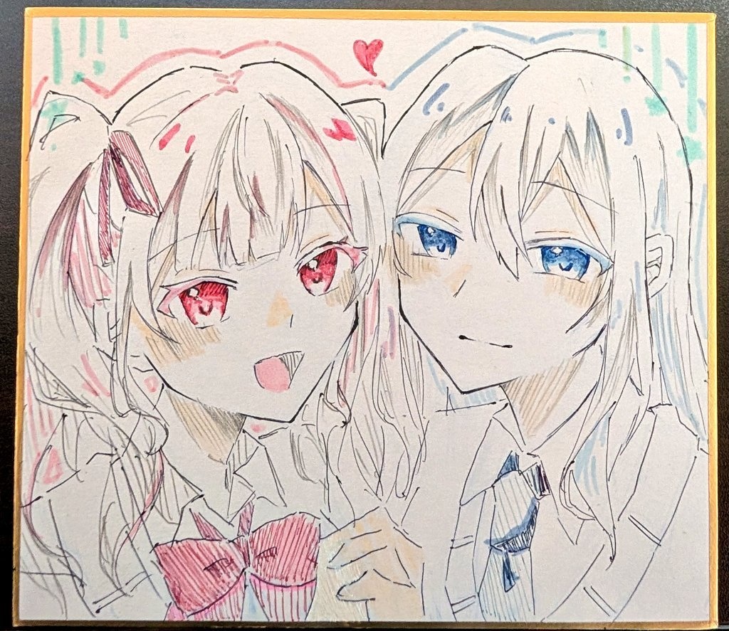 自創作色紙②