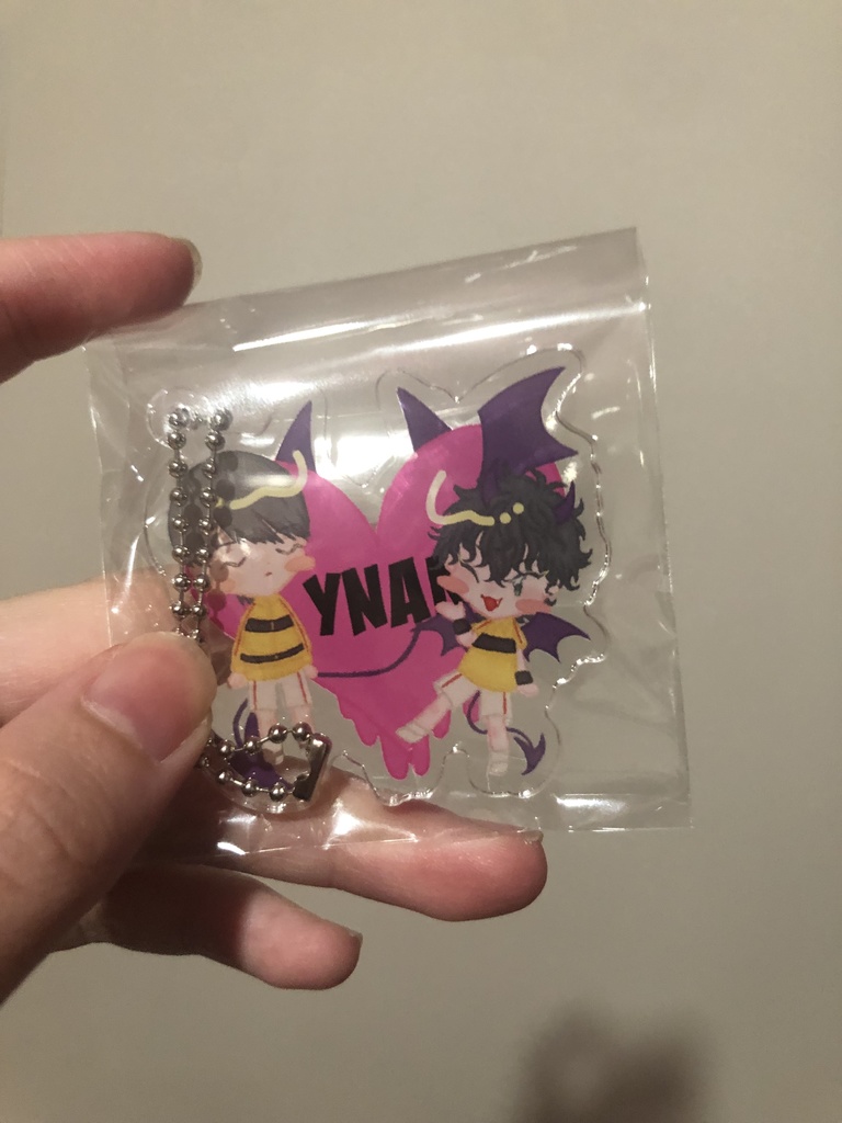 柳赤アクリルキーホルダー