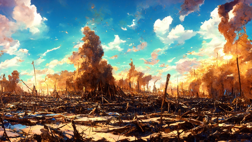 【ファンタジー系イラスト調】著作権フリーの高解像度背景(画像100枚)