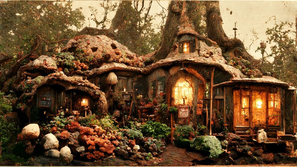 【ファンタジー系リアル調】著作権フリーの高解像度背景(画像100枚)